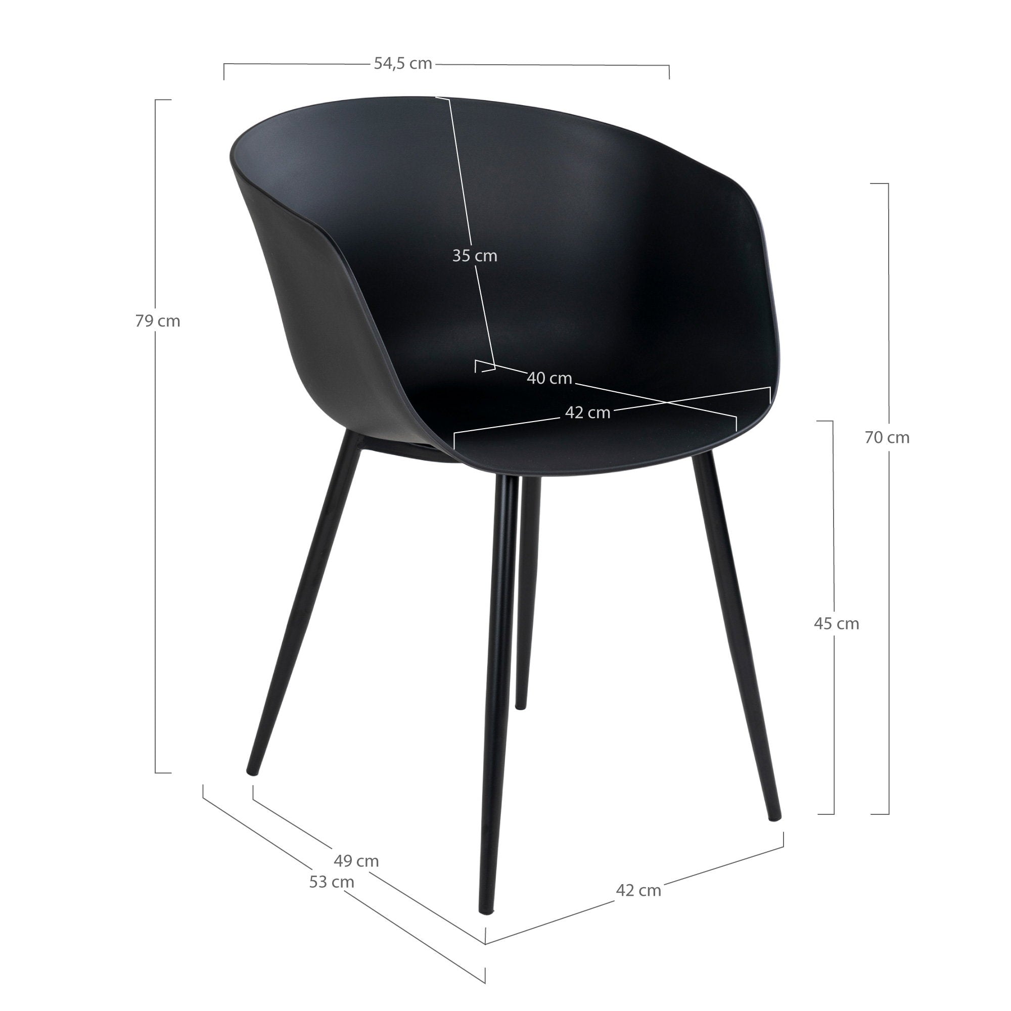 Set of 2 Roda Dining Chairs