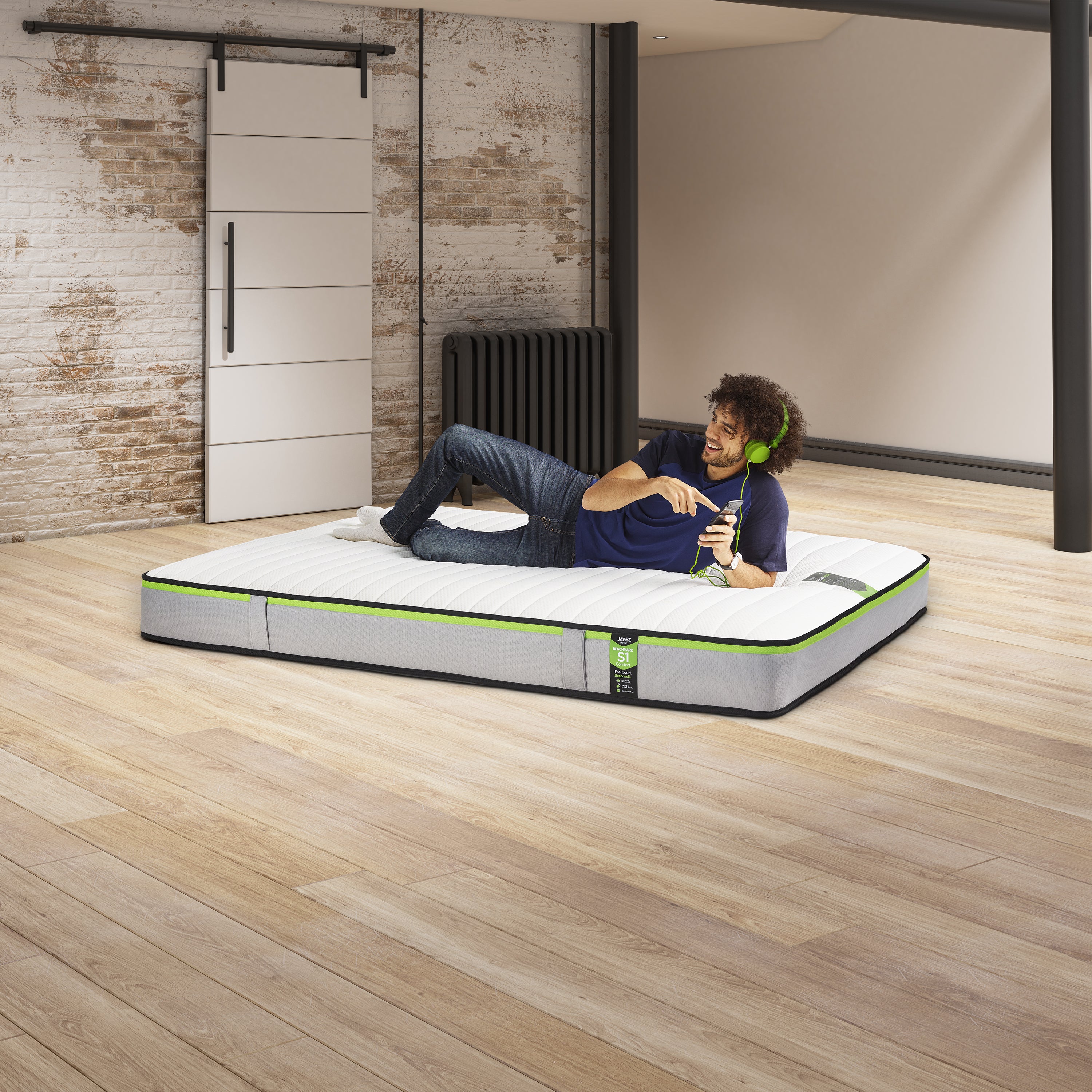 Jay-Be Benchmark S1 Eco-Friendly Comfort Mattress - Double (4ft6)