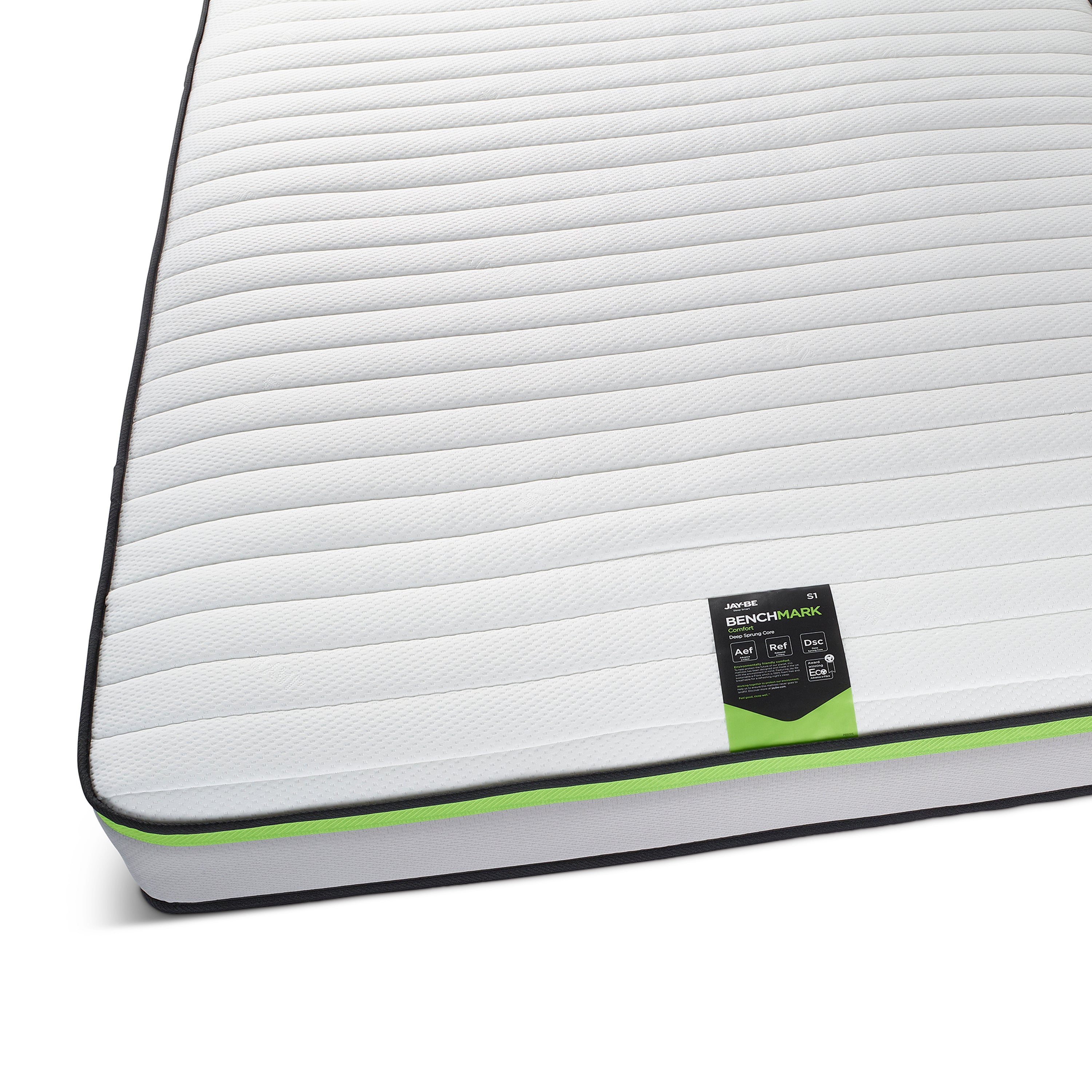 Jay-Be Benchmark S1 Eco-Friendly Comfort Mattress - Double (4ft6)