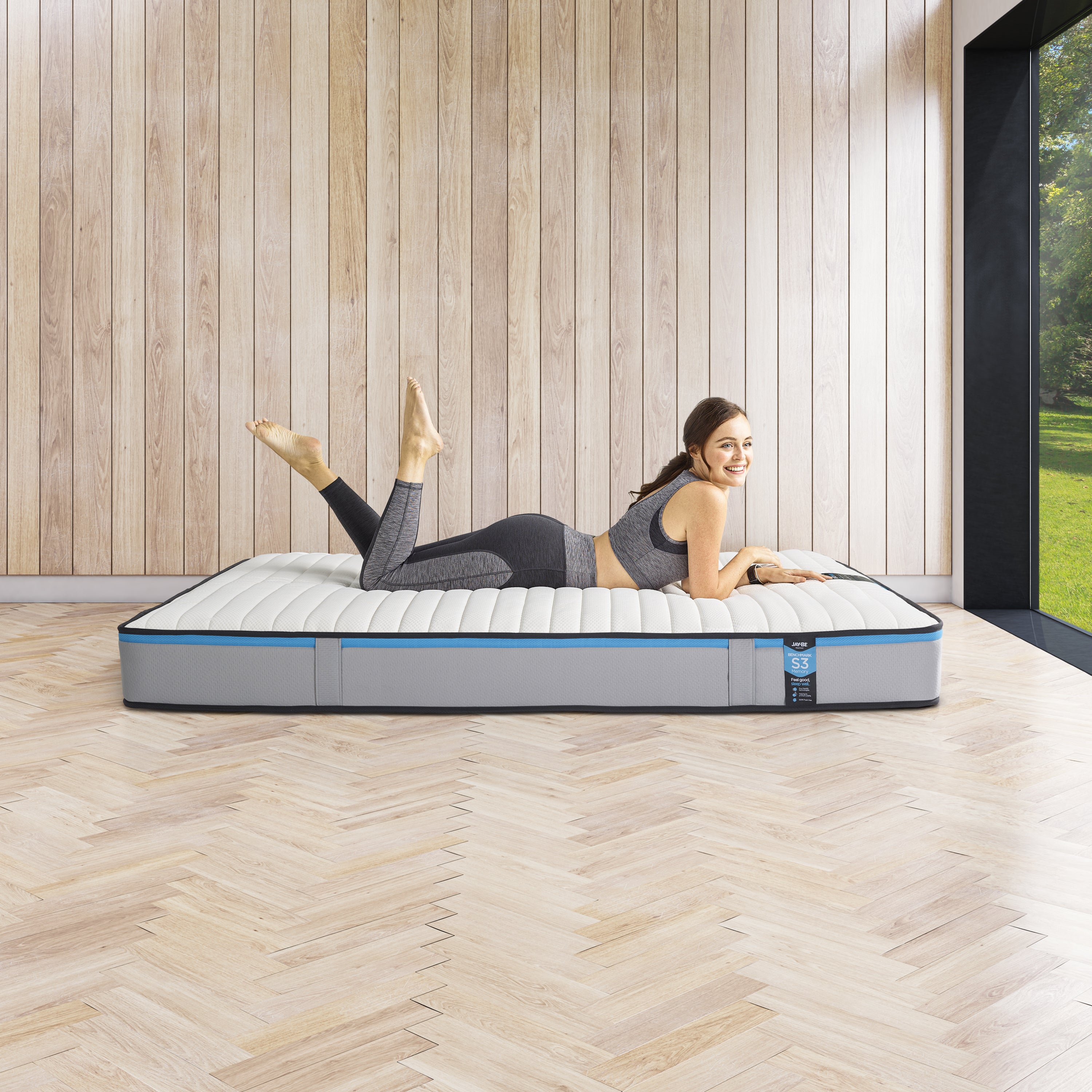 Jay-Be Benchmark S3 Memory Eco Friendly Mattress-3ft