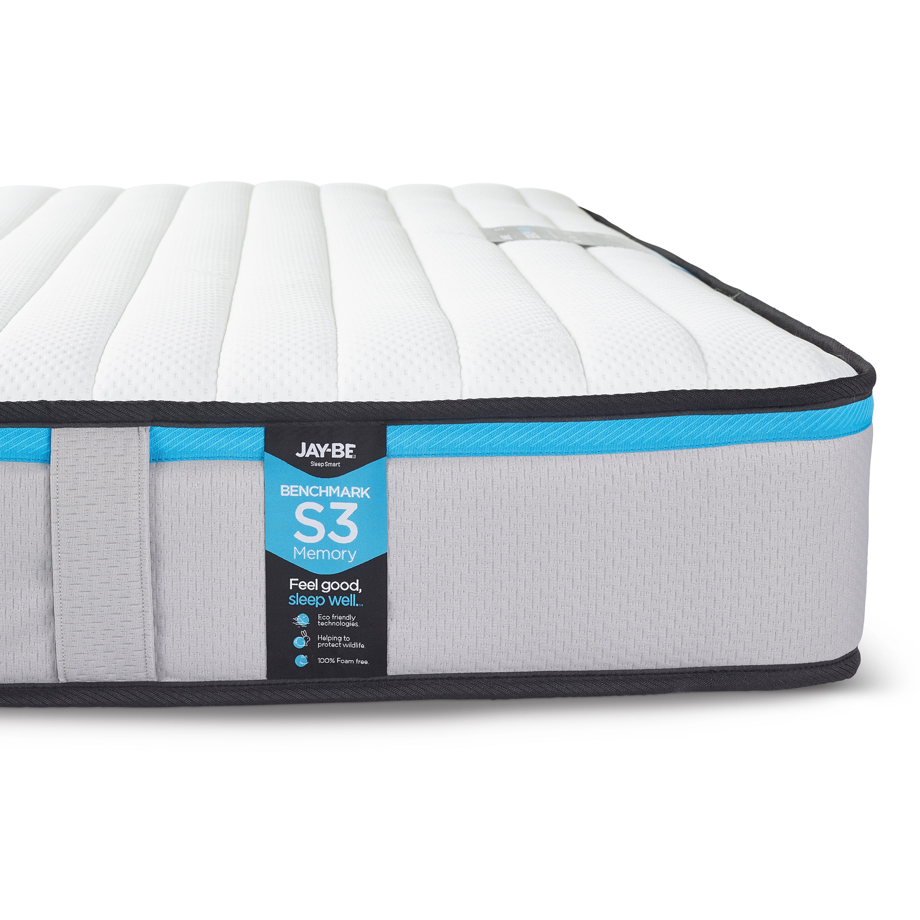 Jay-Be Benchmark S3 Memory Eco Friendly Mattress-5ft