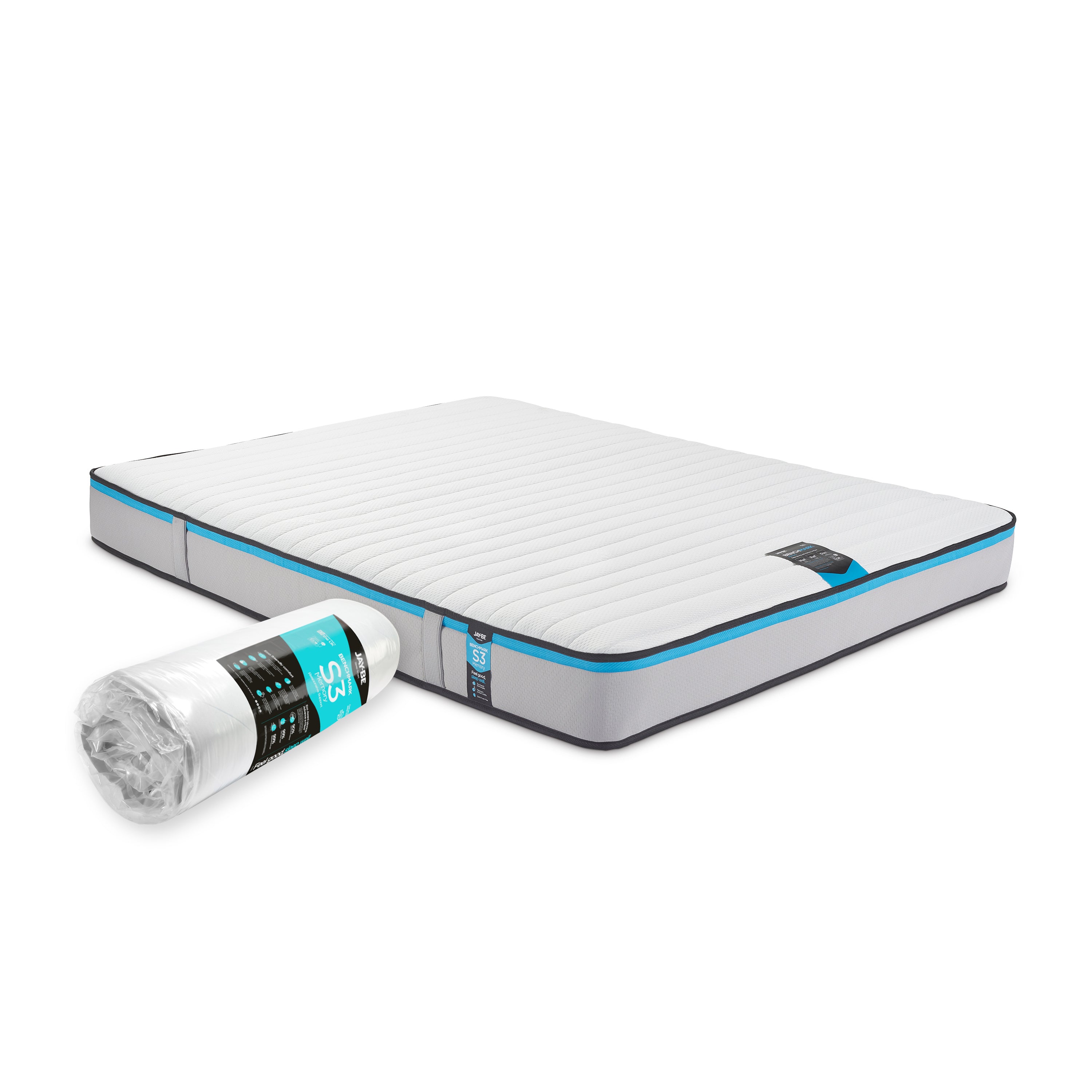 Jay-Be Benchmark S3 Memory Eco Friendly Mattress-3ft