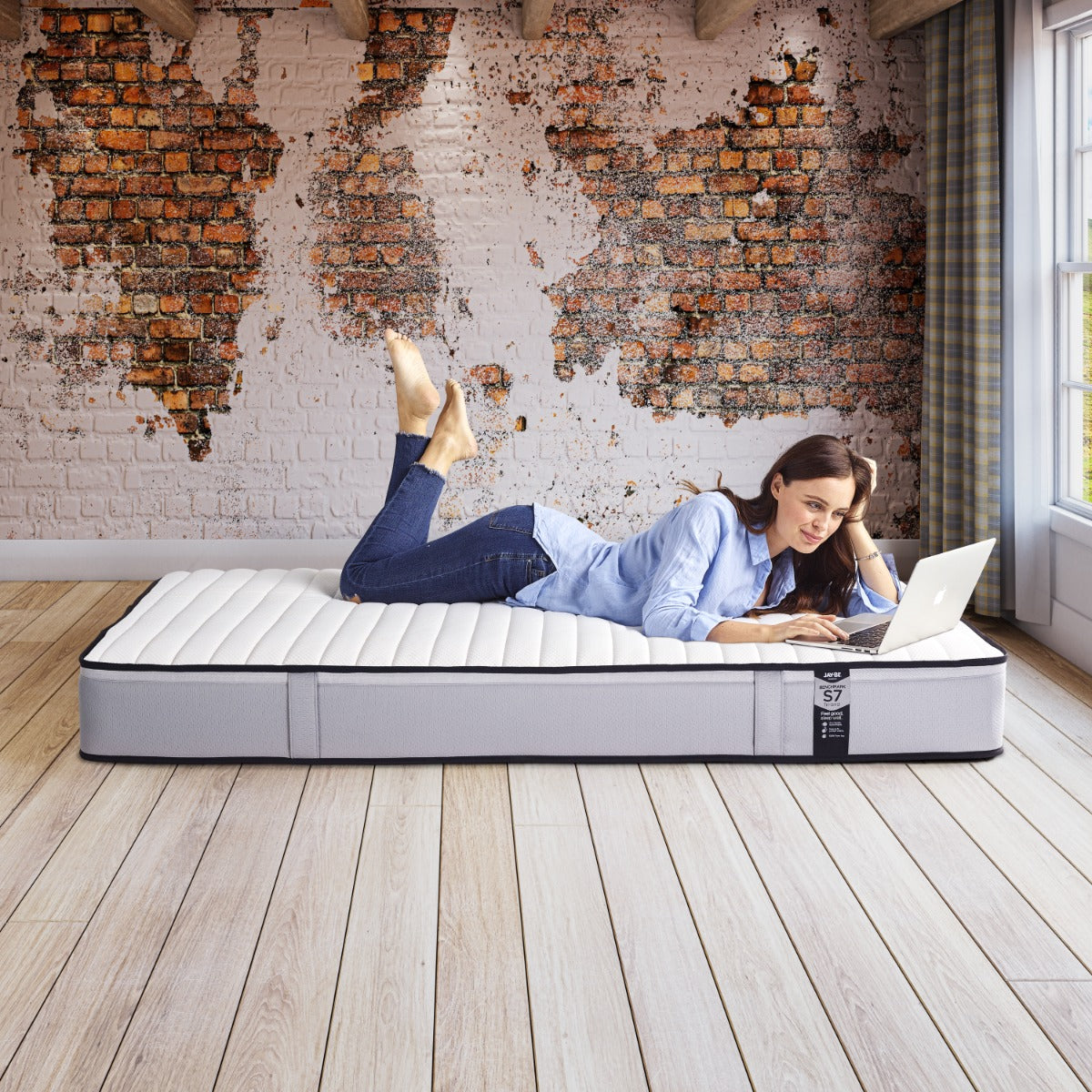 Jay-Be Benchmark S7 Tri-brid Eco Friendly Mattress - 3ft