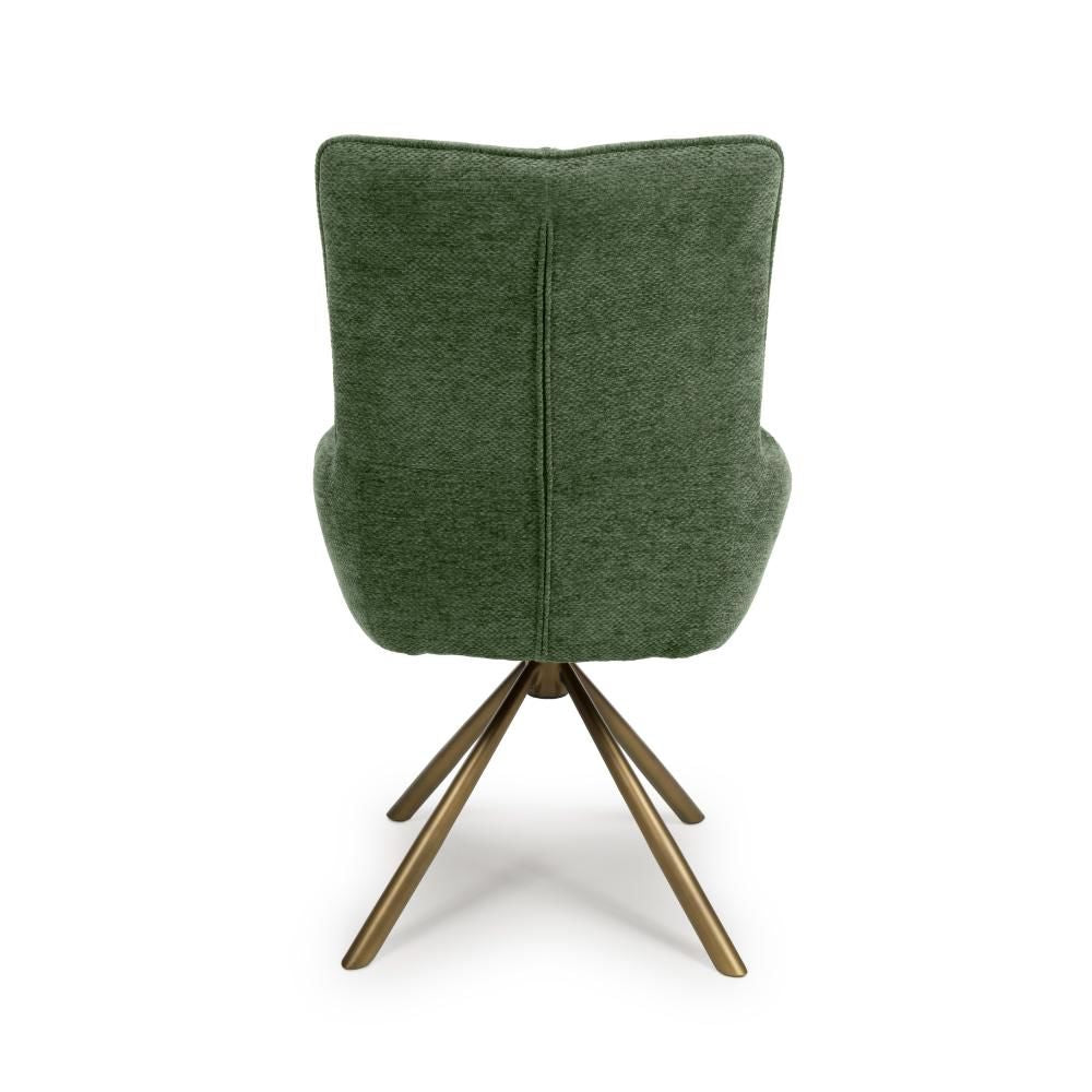Aldo Chair Bronze leg - Set of 2 - Green - Image 4