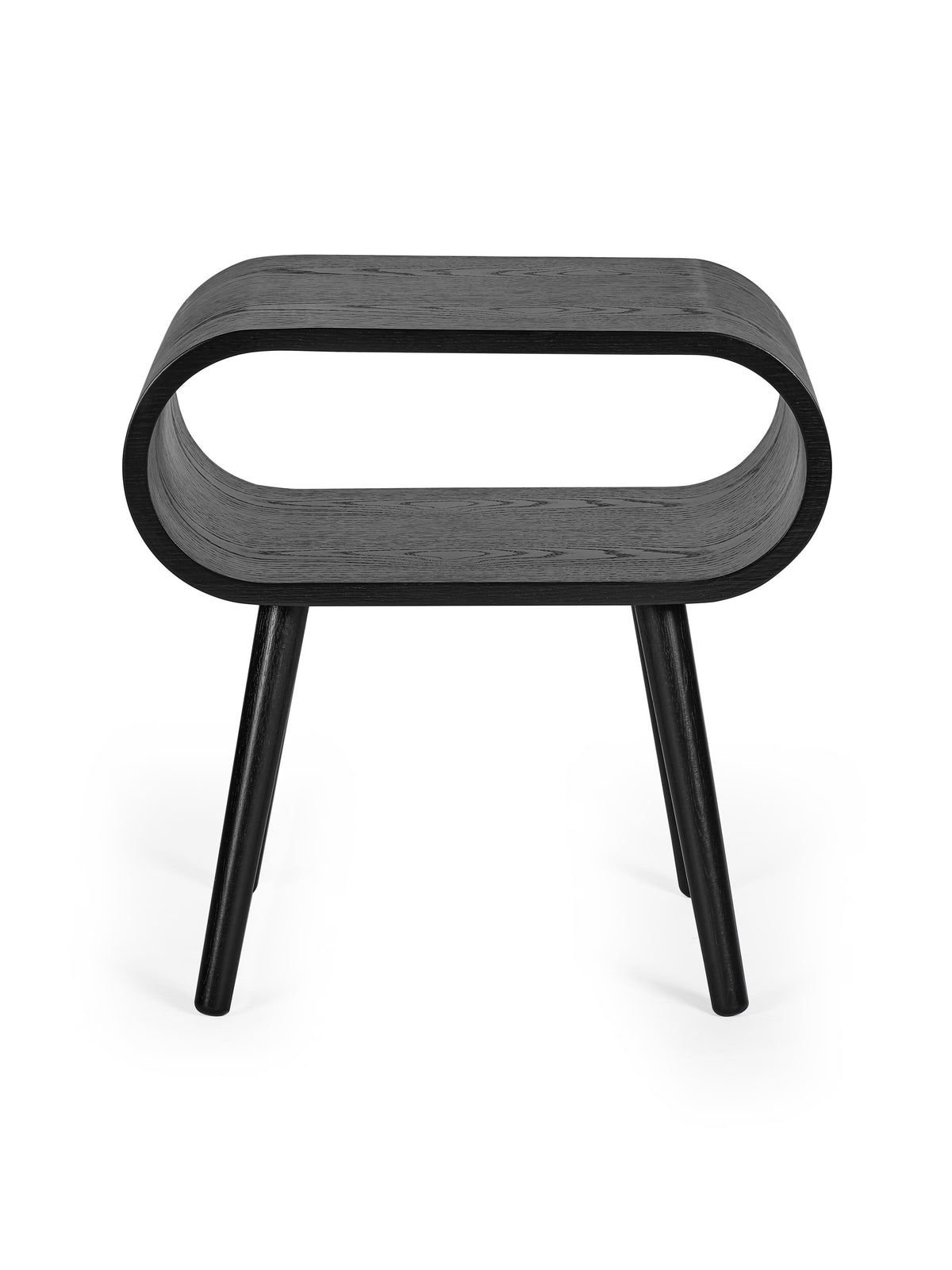 Apollo Black Ash 45cm Round Side Table