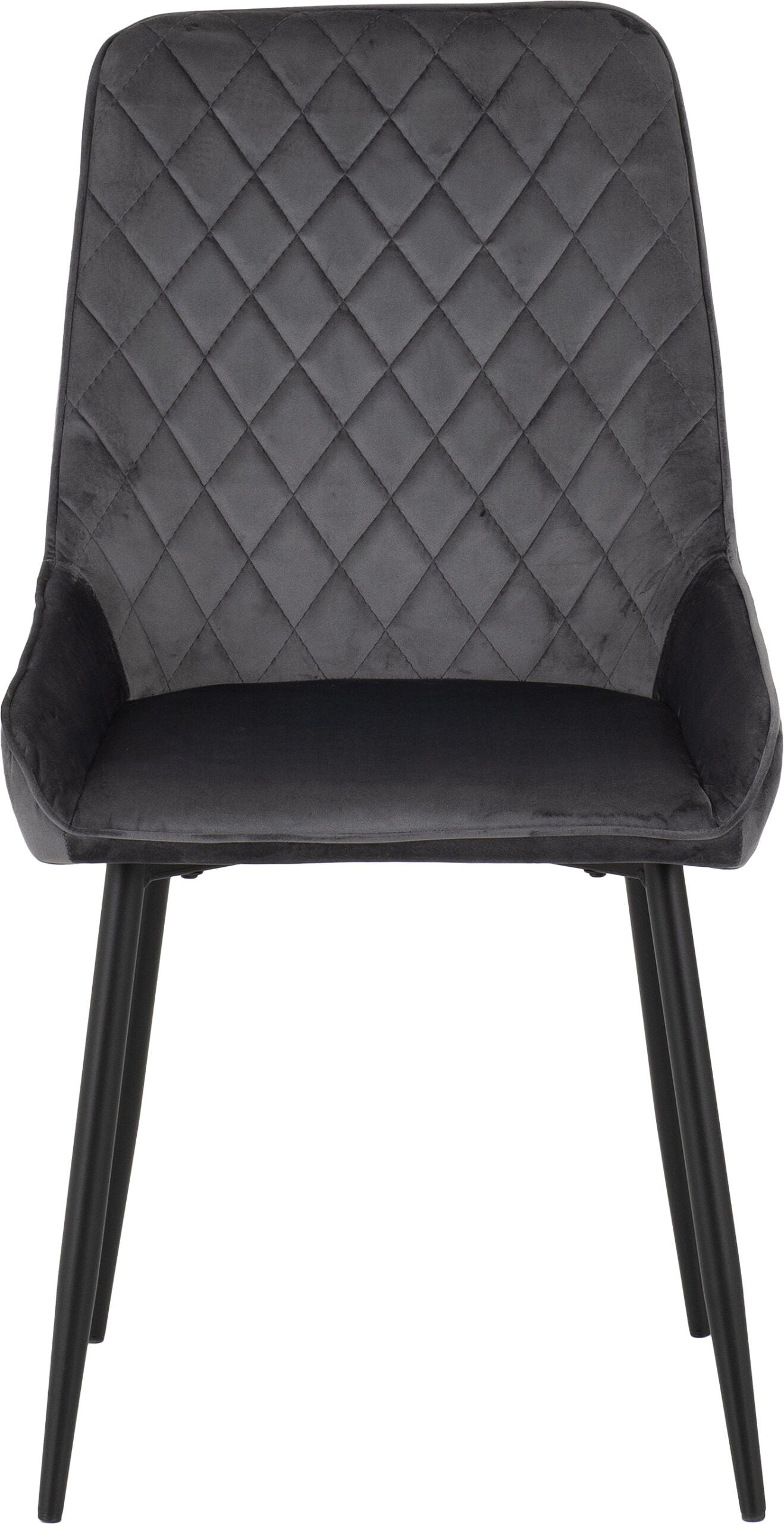 Avery Chair (Box of 2) Grey Velvet