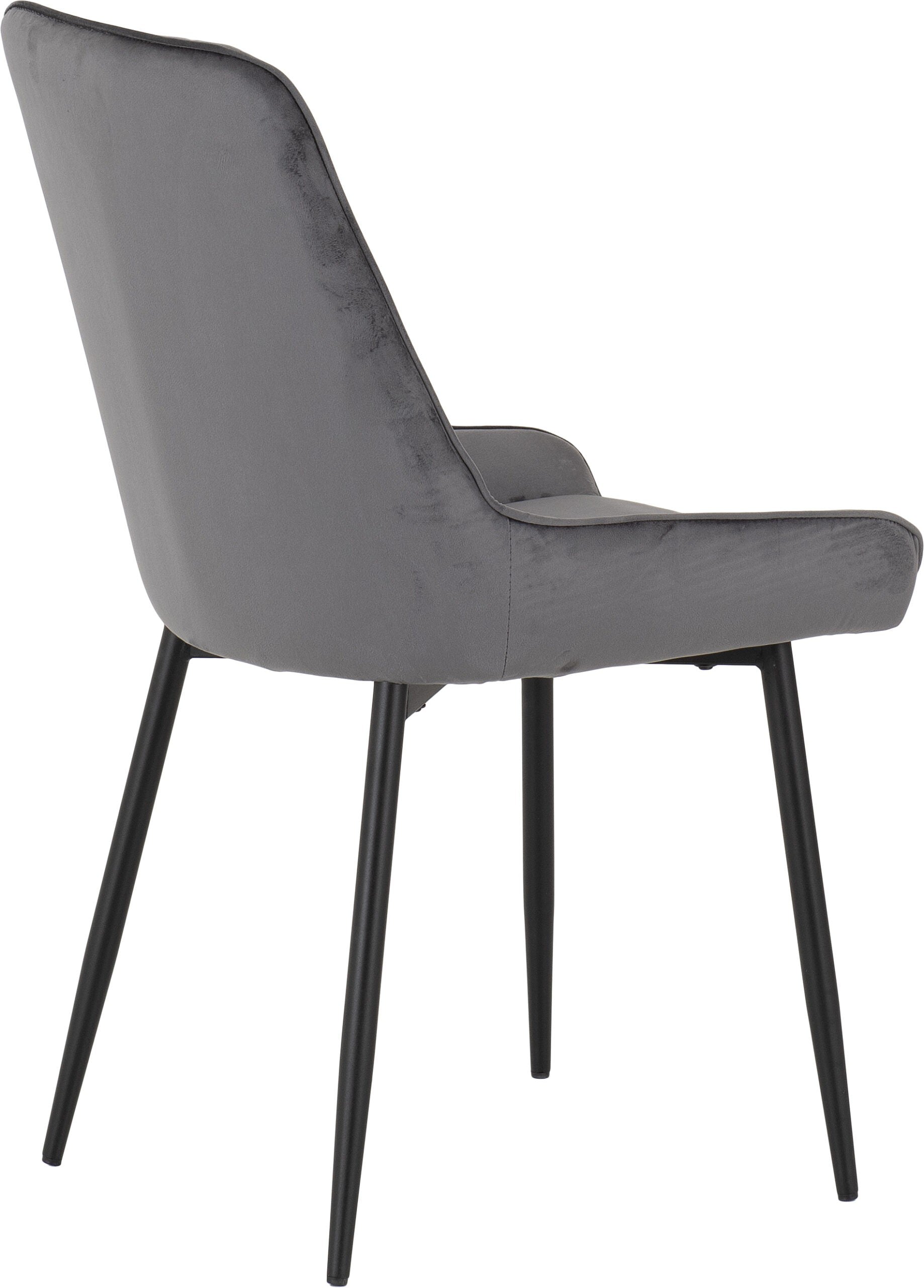 Avery Chair (Box of 2) Grey Velvet