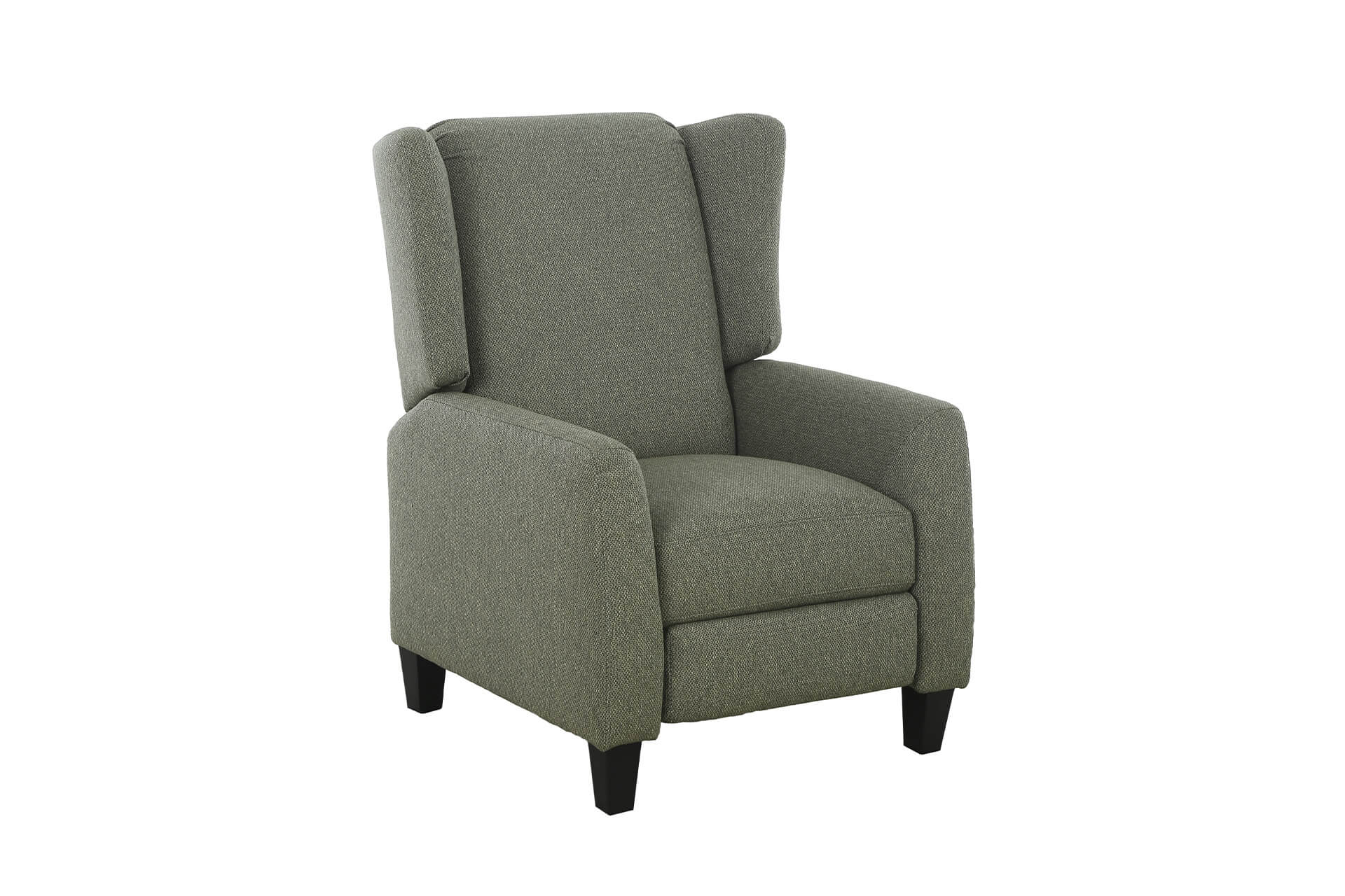 Archie Pushback Chair – Sage Fabric with Manual Recliner