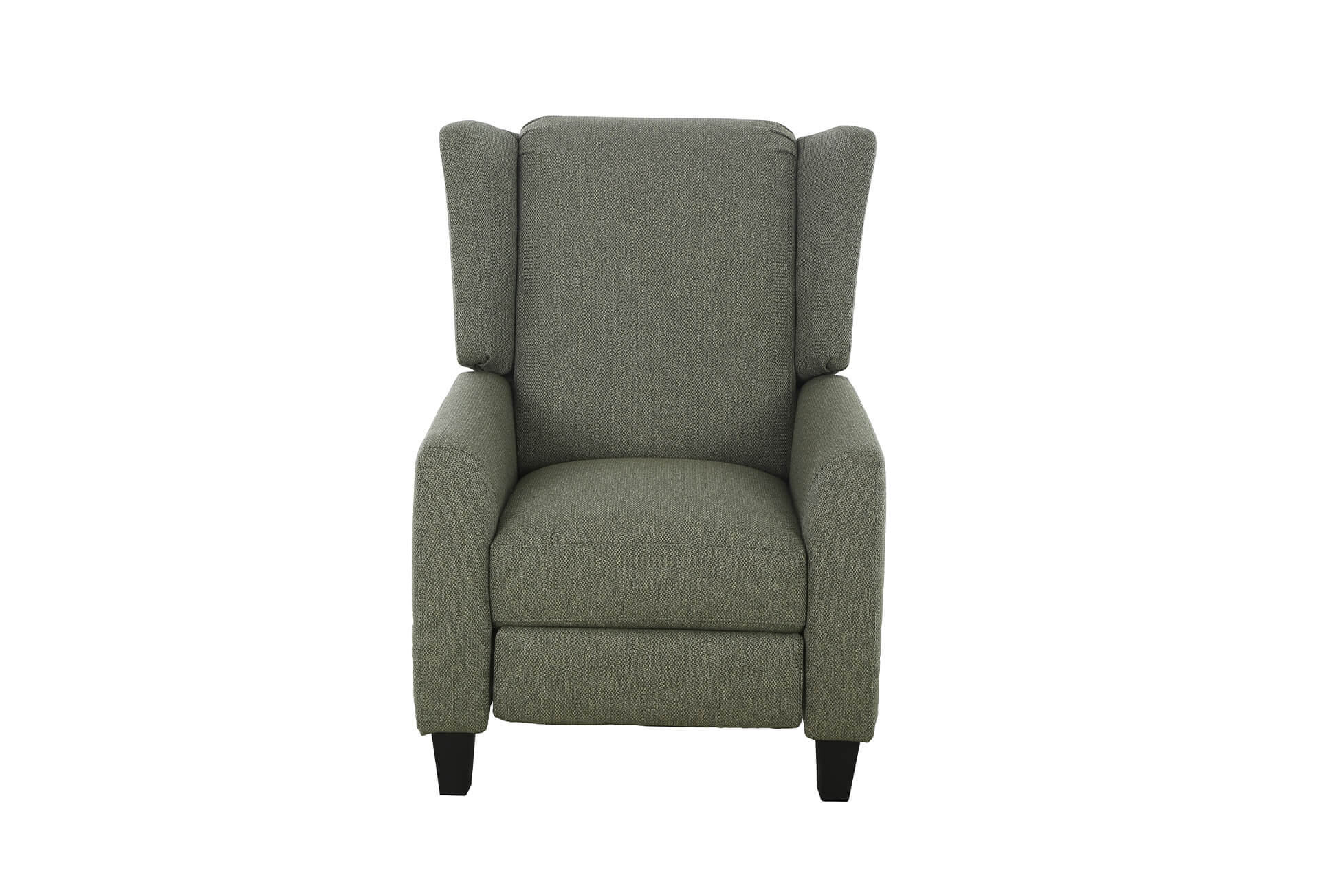Archie Pushback Chair – Sage Fabric with Manual Recliner