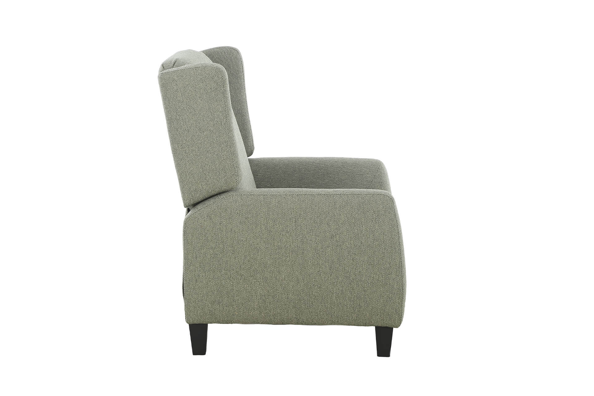 Archie Pushback Chair – Sage Fabric with Manual Recliner