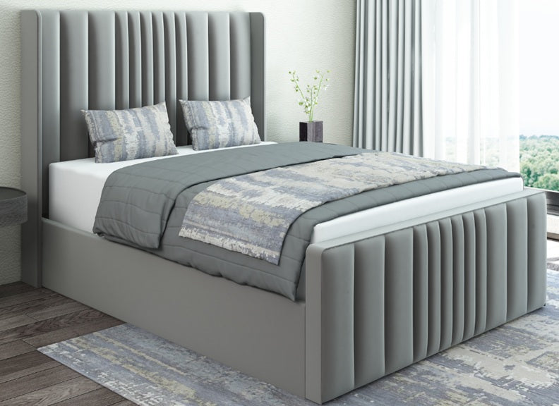 Amelia Upholstered Bed - room - 1
