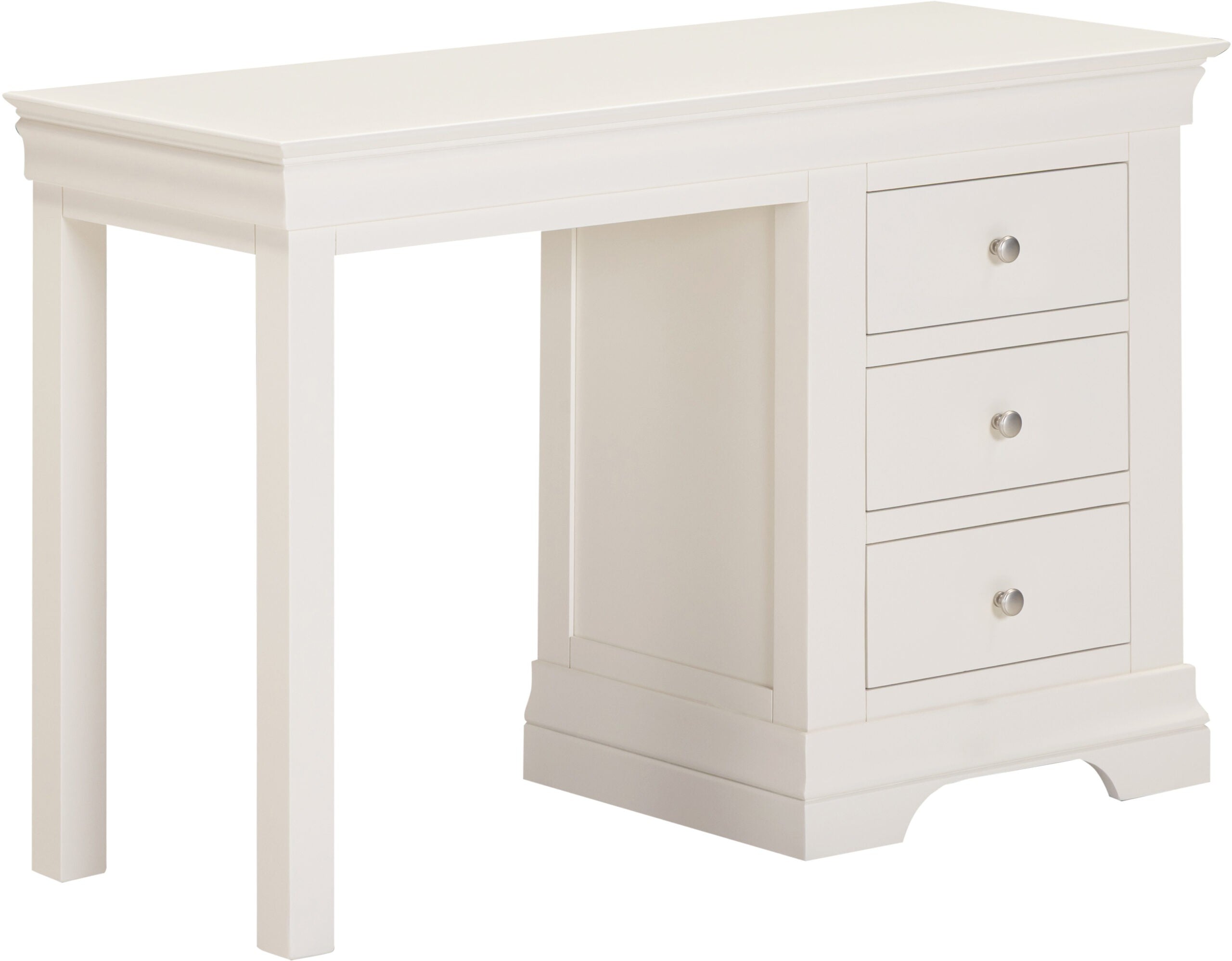 Bordeaux 3 Drawer Dressing Table Ivory