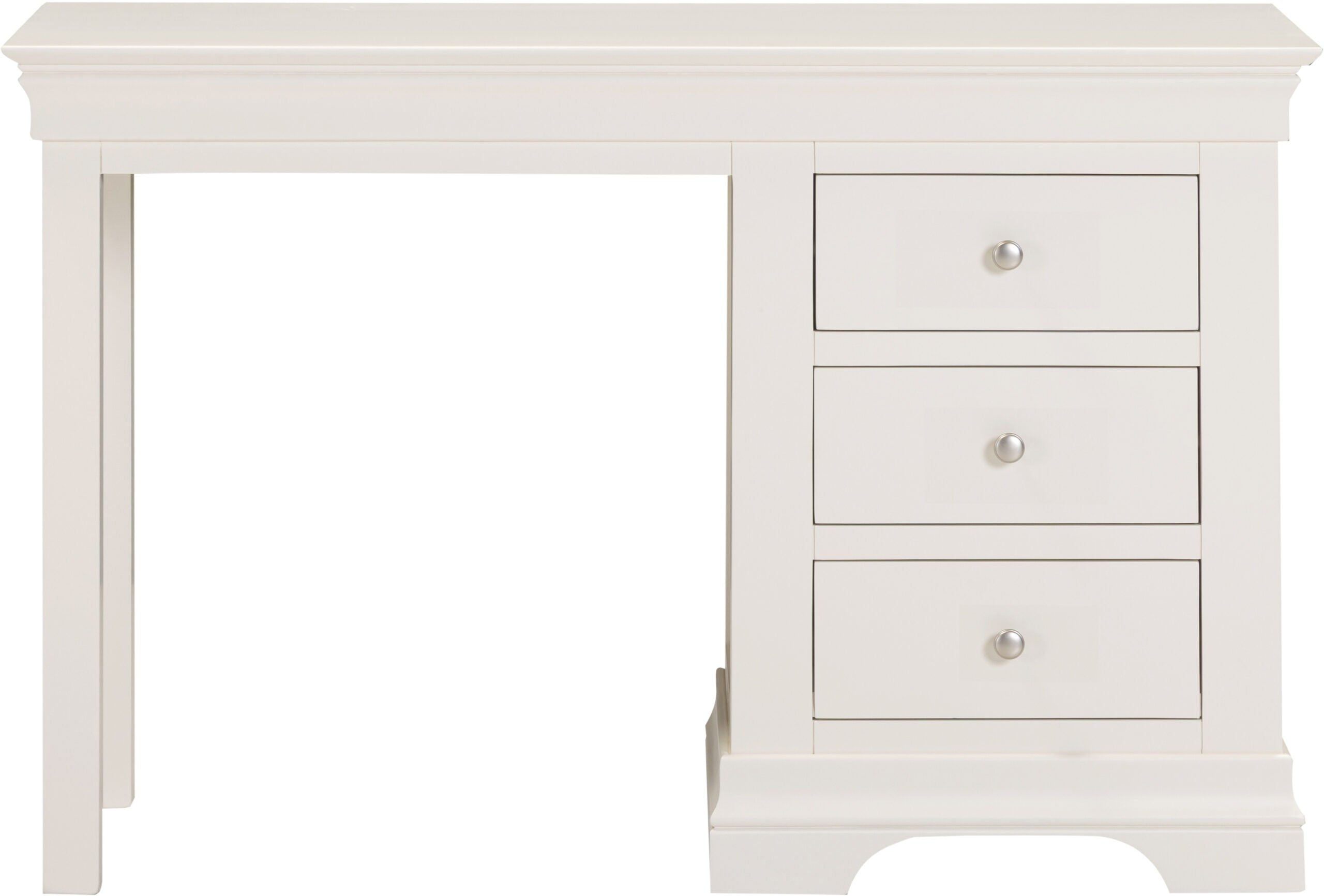 Bordeaux 3 Drawer Dressing Table Ivory