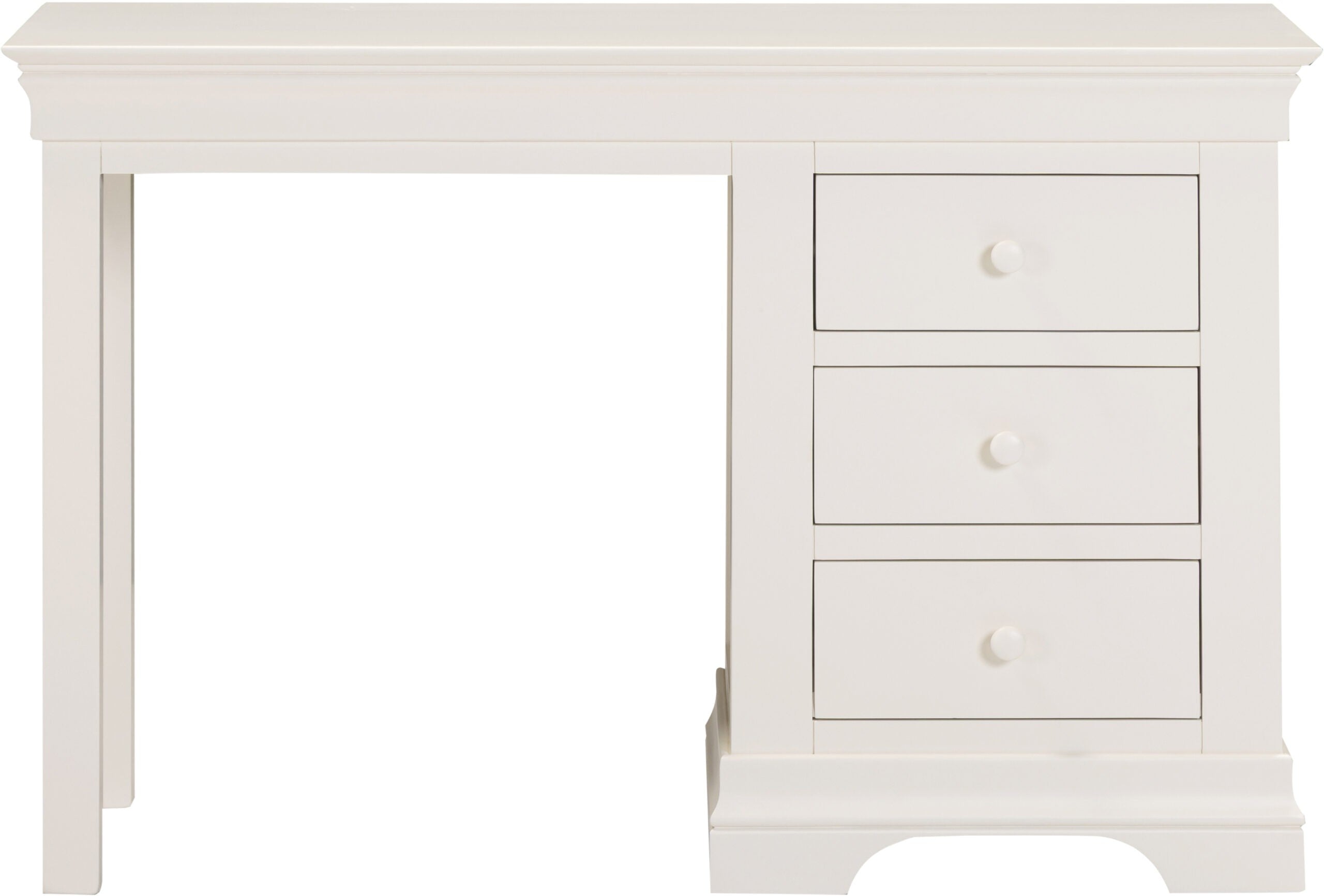 Bordeaux 3 Drawer Dressing Table Ivory