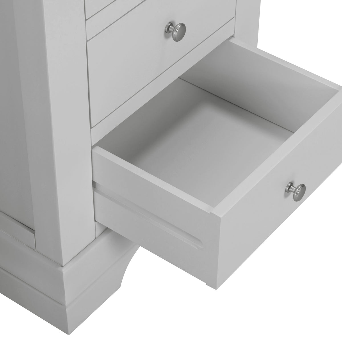 Bordeaux 3 Drawer Dressing Table Pebble Grey