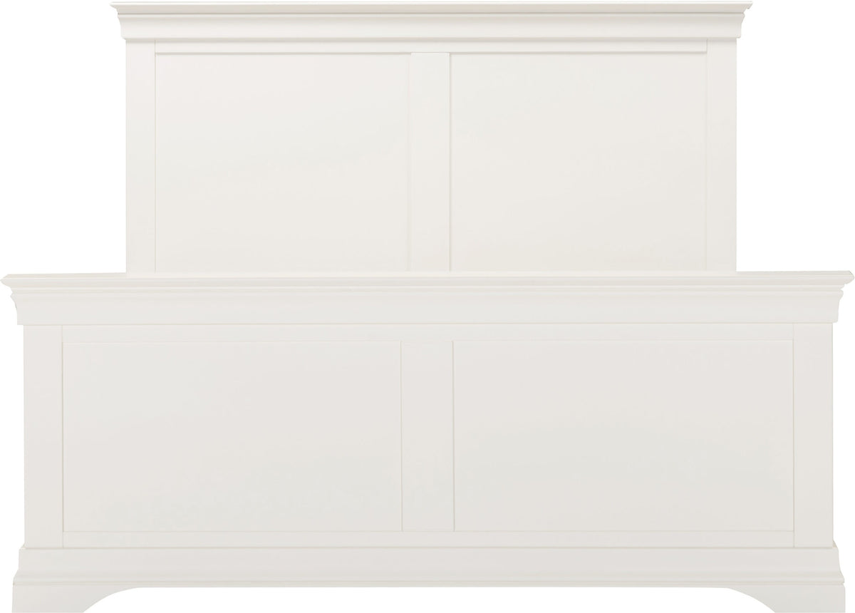Bordeaux 4'6" Bed High Foot End Ivory