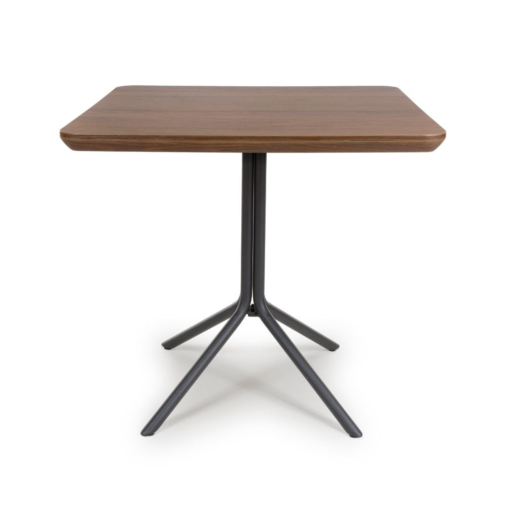 Boston Square Table 800 x 800mm - Smoked Oak - Image 1