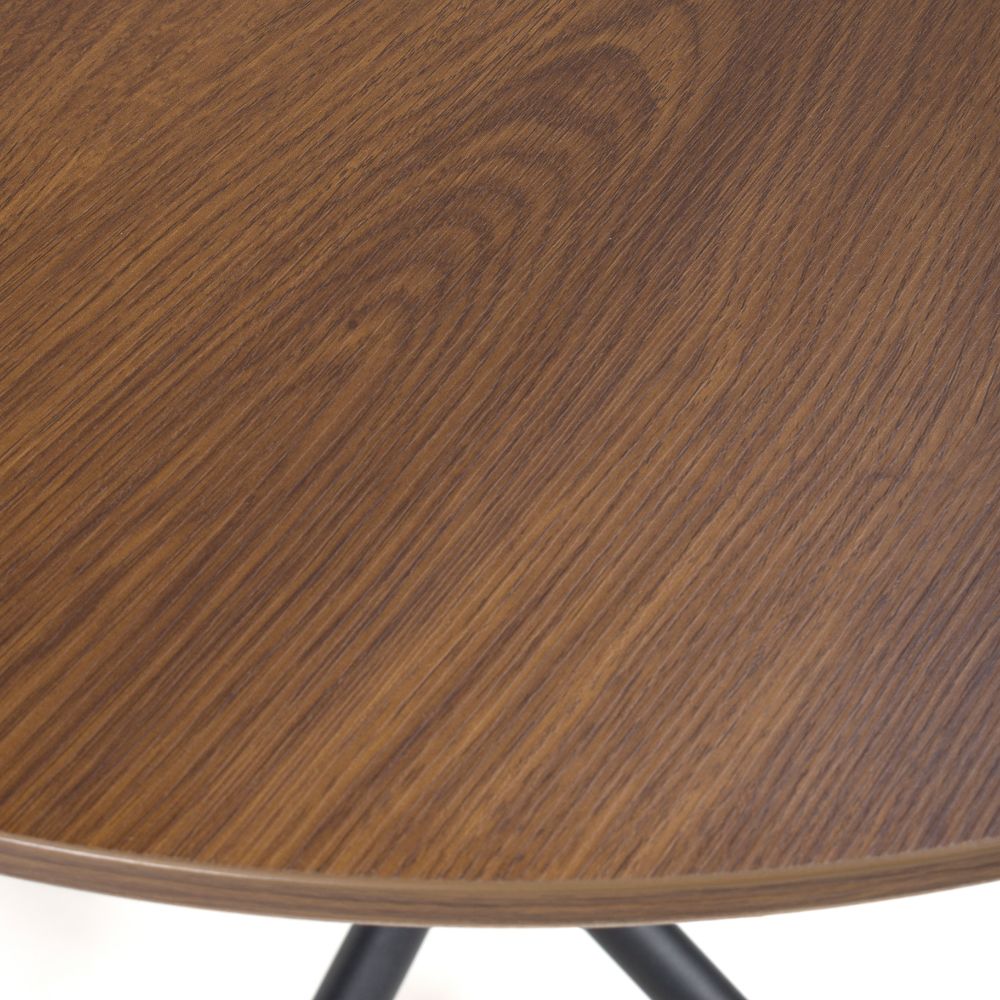 Boston Round Table 800mm - Smoked Oak - Image 3
