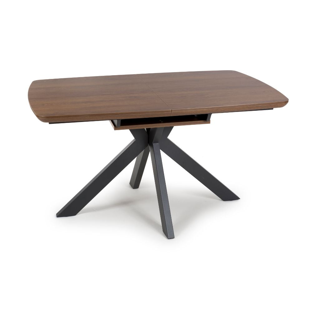 Boston Extending Table 1400mm - 1800mm - Smoked Oak - Image 2