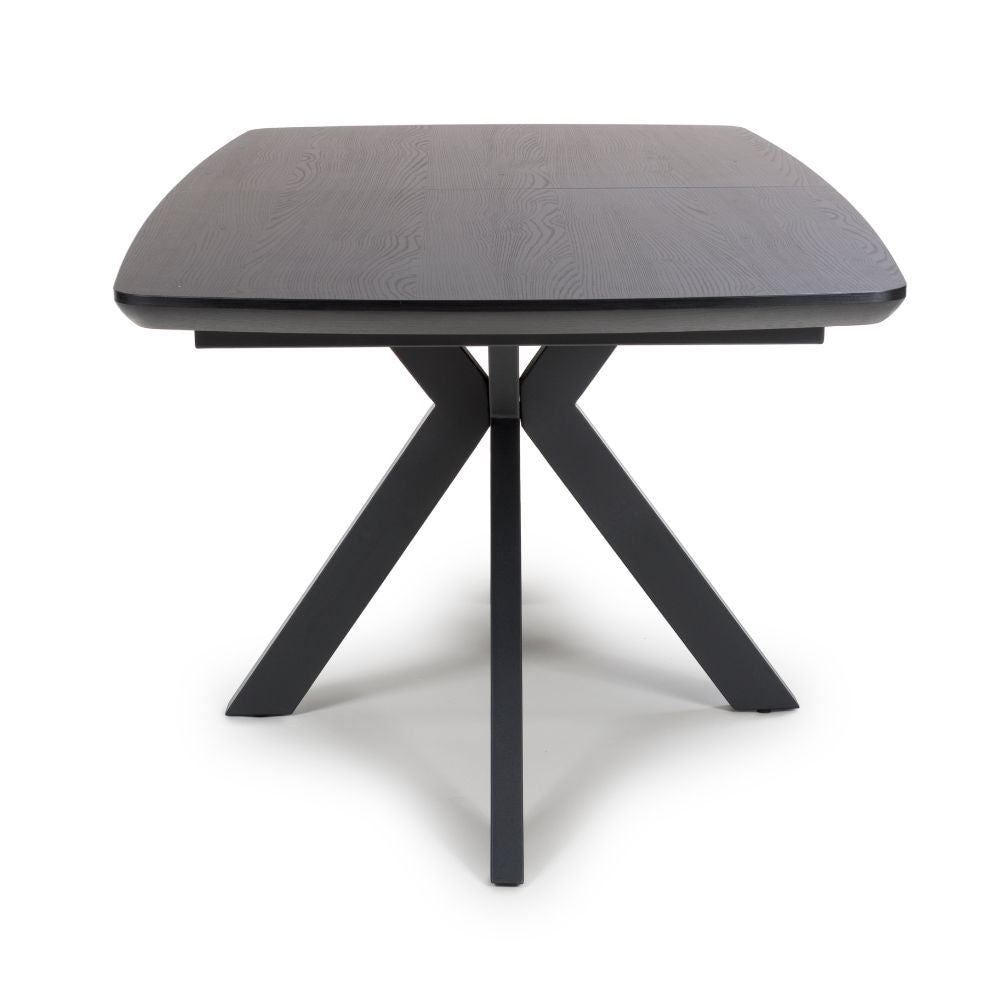 Boston Extending Table 1600-2000mm - Black - Image 5