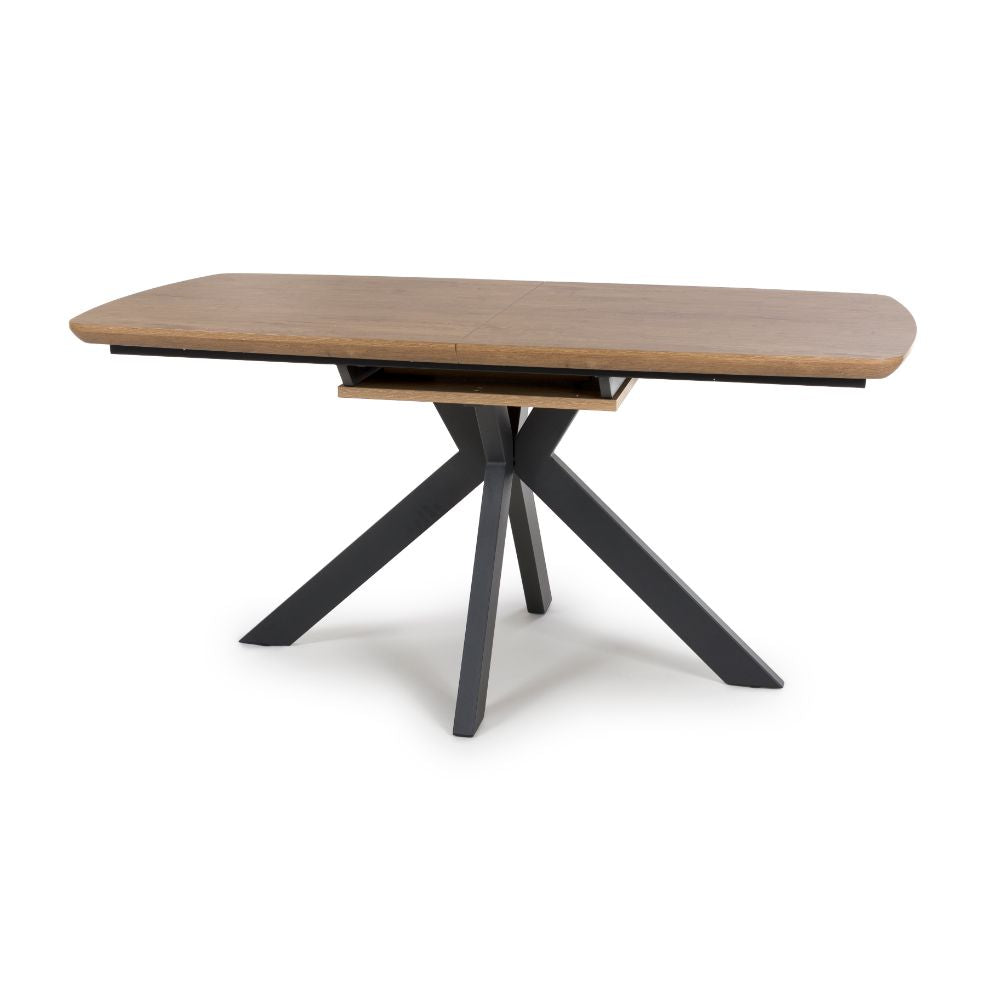 Boston Extending Table 1600-2000mm - Rustic Oak - Image 4