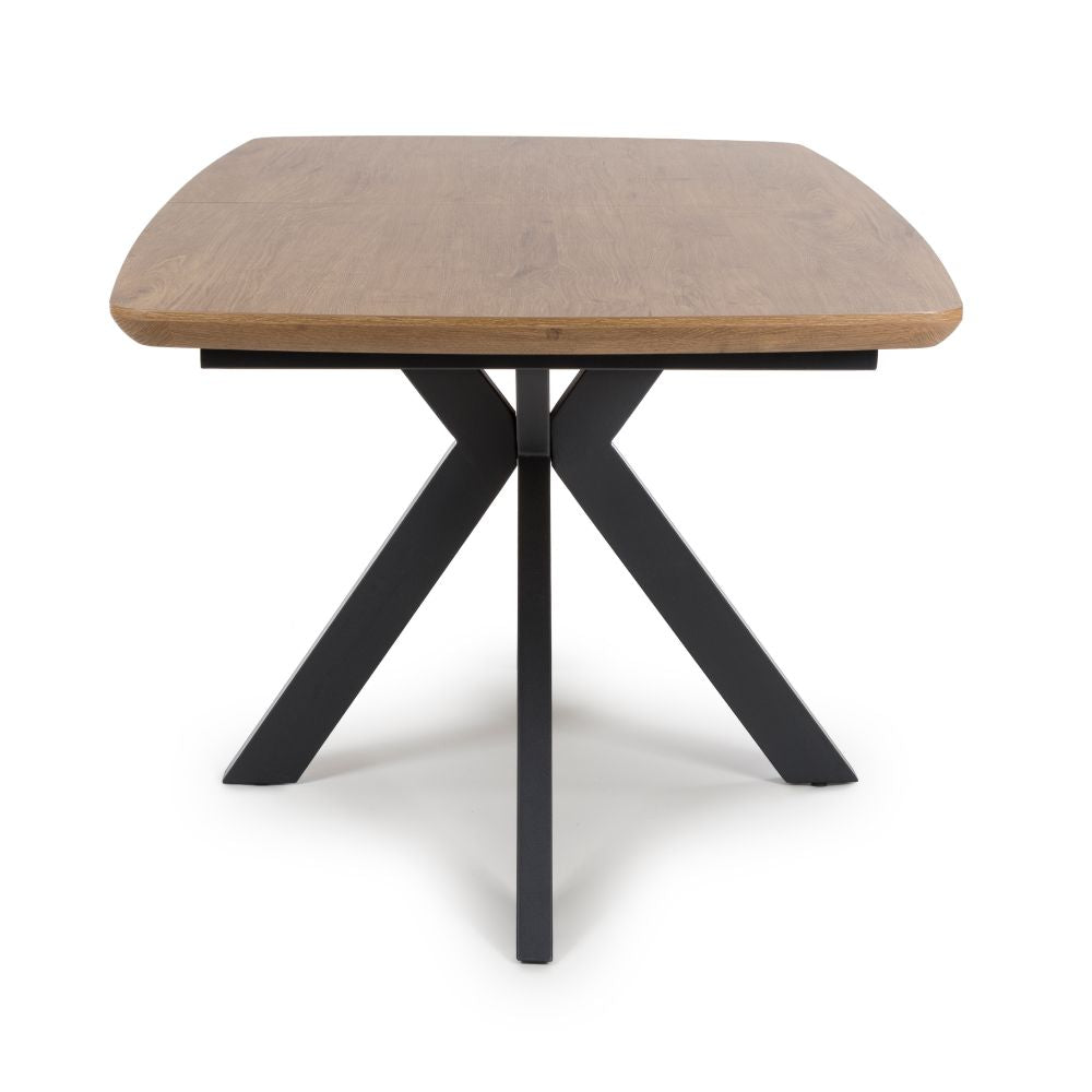 Boston Extending Table 1600-2000mm - Rustic Oak - Image 5