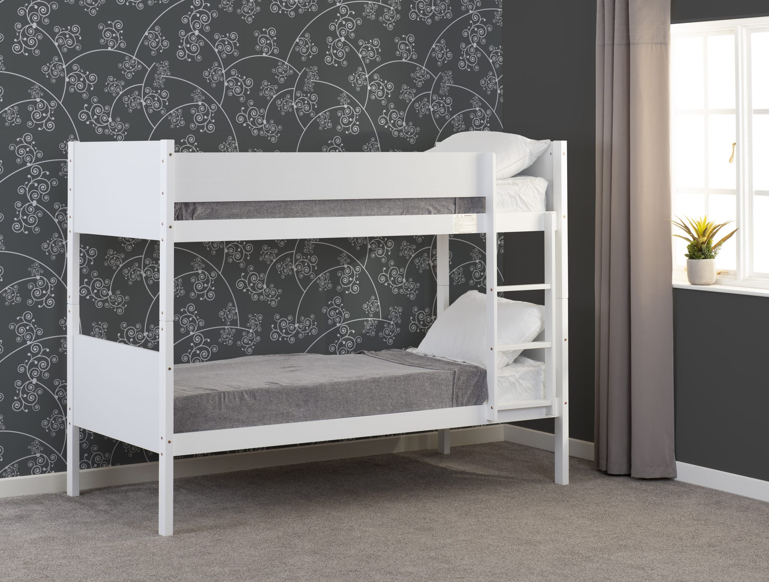 Bruno 3' Bunk Bed White