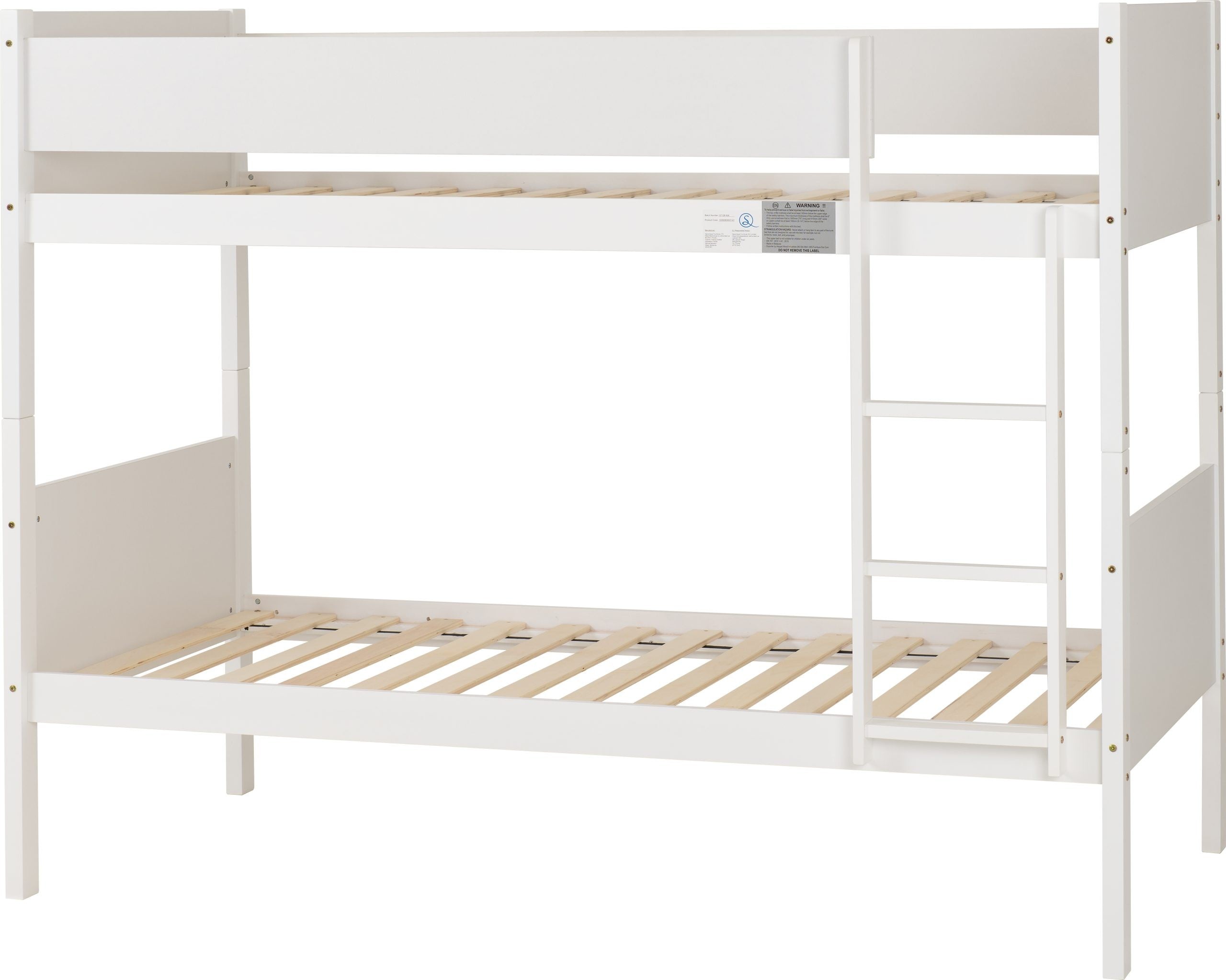 Bruno 3' Bunk Bed White