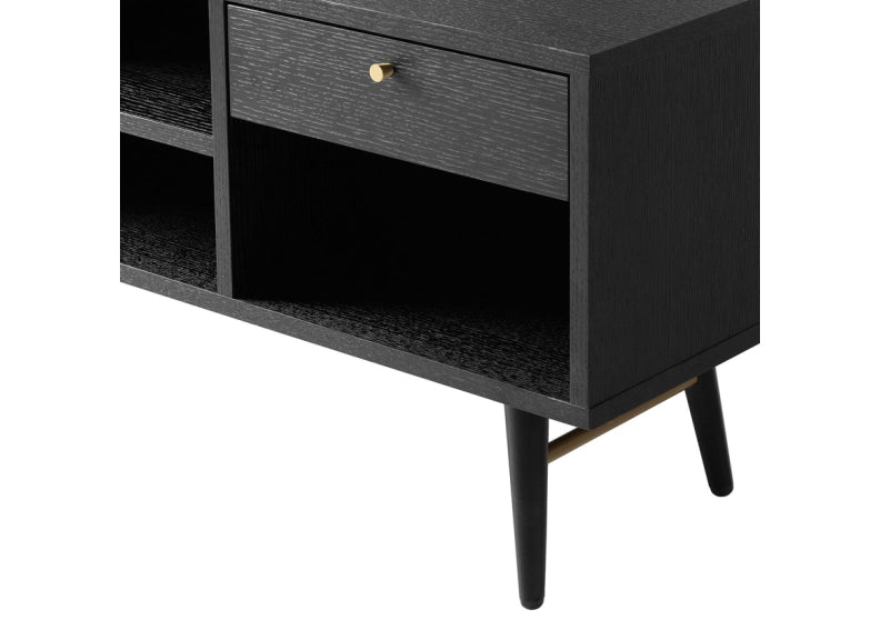 Barcelona Black & Copper 1.5 m Long TV Unit