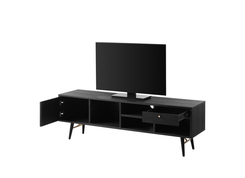 Barcelona Black & Copper 1.5 m Long TV Unit
