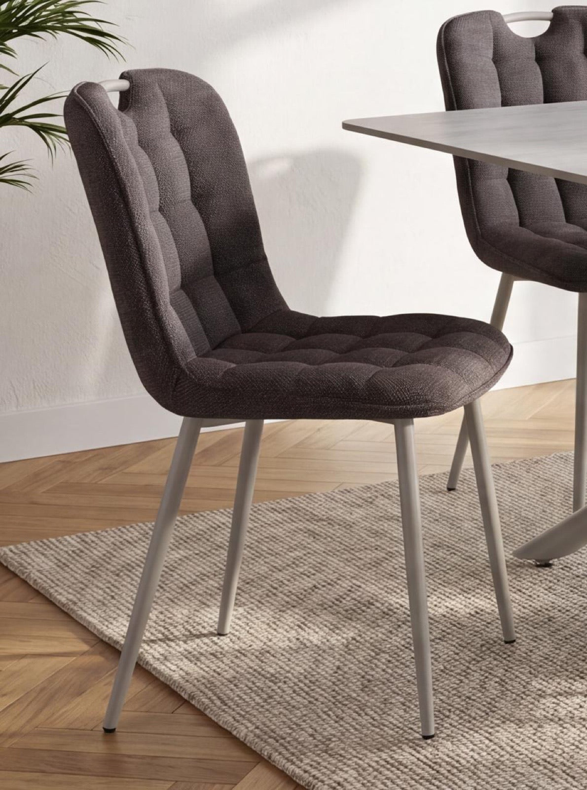 Carlos Dining Chair Slate Grey