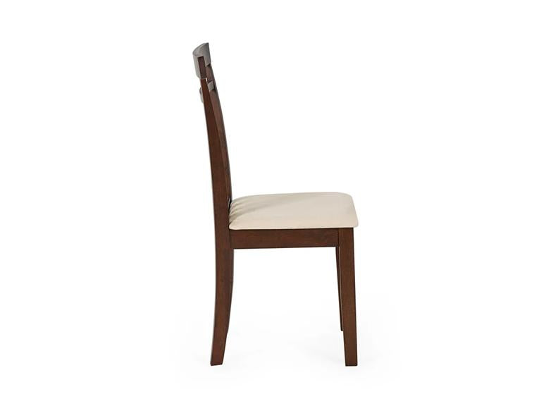 Set Of Two Coast Walnut Dining Chairs