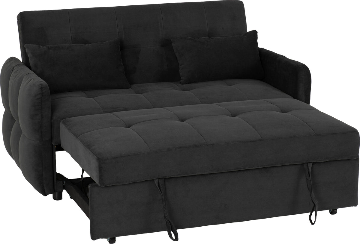 Chelsea Sofa Bed Black Fabric