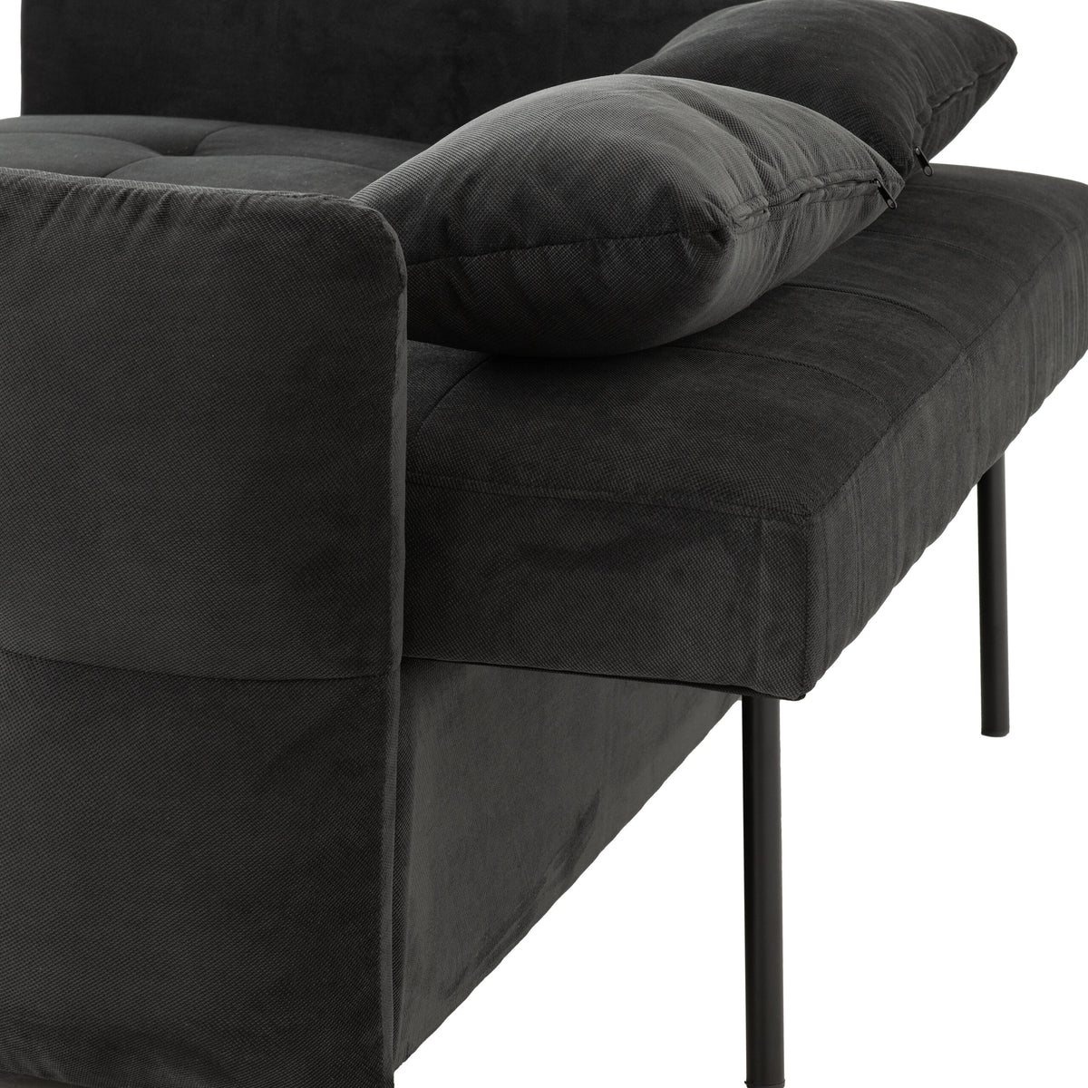Chelsea Sofa Bed Black Fabric