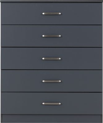 Dakota 5 Drawer Chest – Bedroom Storage Unit