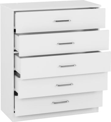 Dakota 5 Drawer Chest – Bedroom Storage Unit