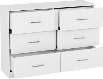 Dakota 6 Drawer Chest – Large Bedroom Storage Unit