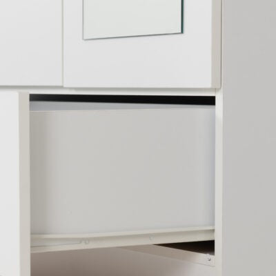Dakota 2 Door Mirrored Wardrobe with Drawer – Space Saving Storage