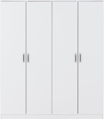 Dakota 4 Door Wardrobe – Extra Large Bedroom Storage