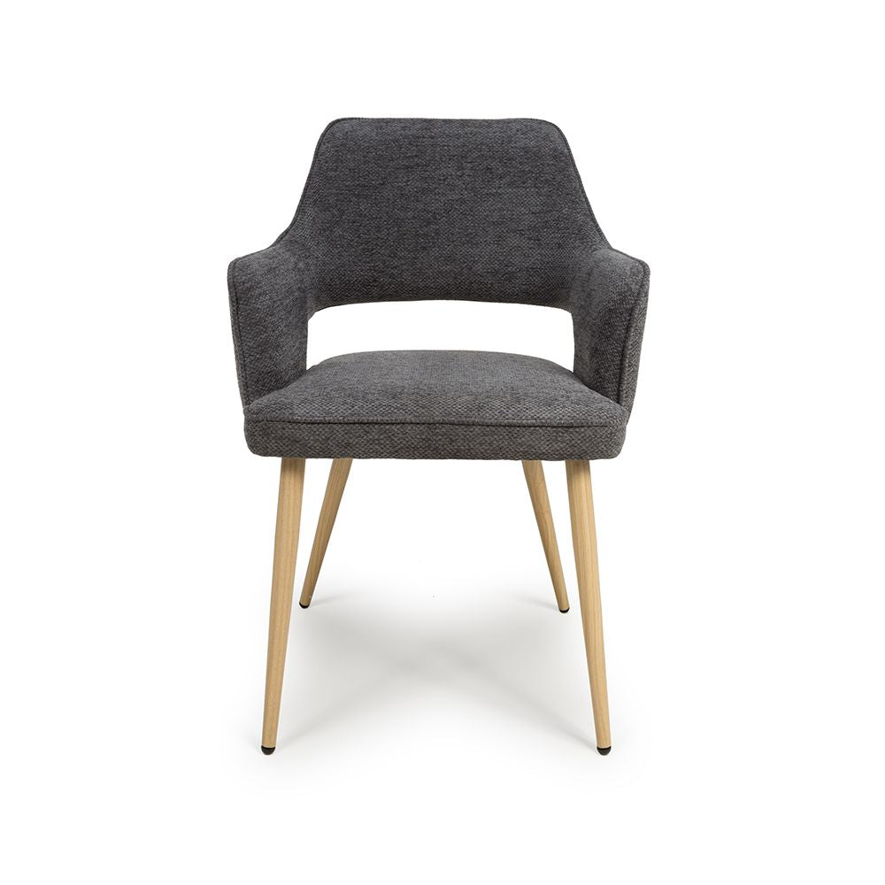 Eden Chair - Set of 2 - Grey - Image 1