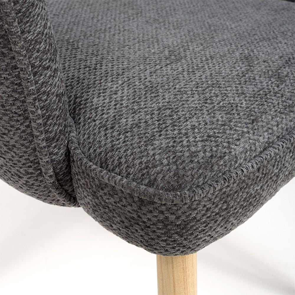 Eden Chair - Set of 2 - Grey - Image 3