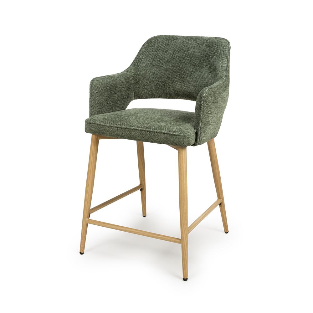 Eden Counter Chair - Set of 2 - Green - Image 2