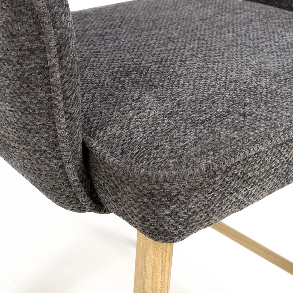 Eden Counter Chair - Set of 2 - Grey - Image 6