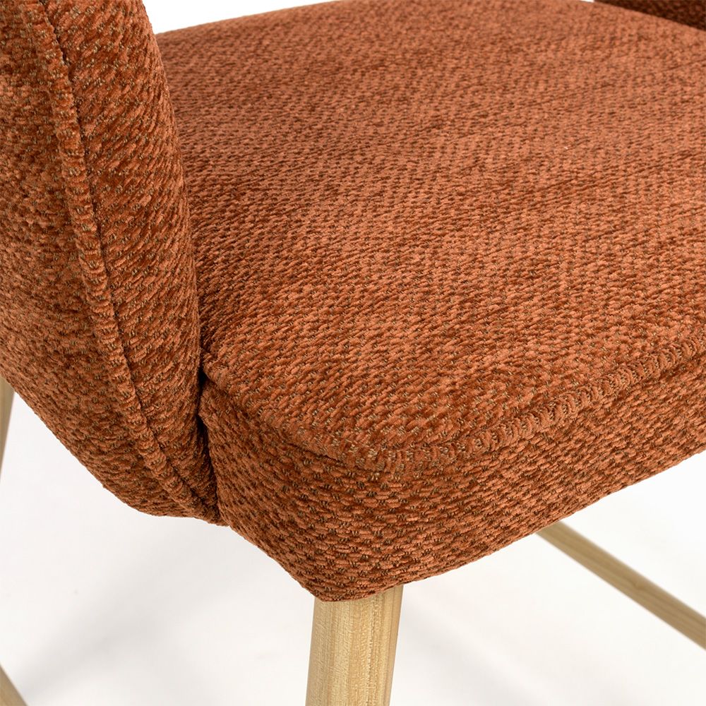 Eden Counter Chair - Set of 2 - Rust - Image 6