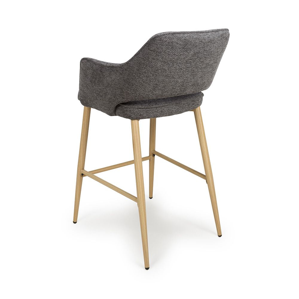 Eden Bar Chair - Set of 2 - Grey - Image 6