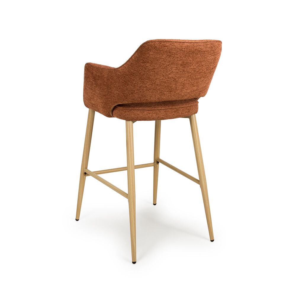 Eden Bar Chair - Set of 2 - Rust - Image 4