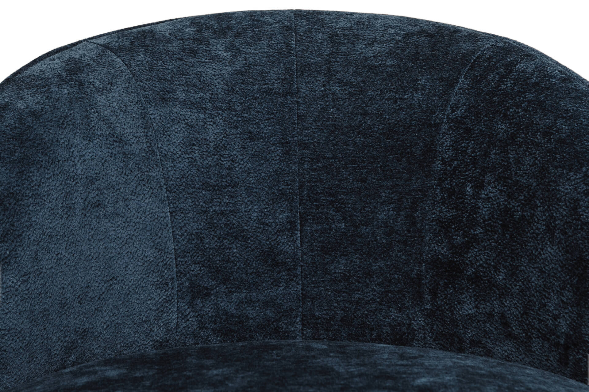 Edie Swivel Accent Chair – Blue Upholstery with Smooth Swivel Function