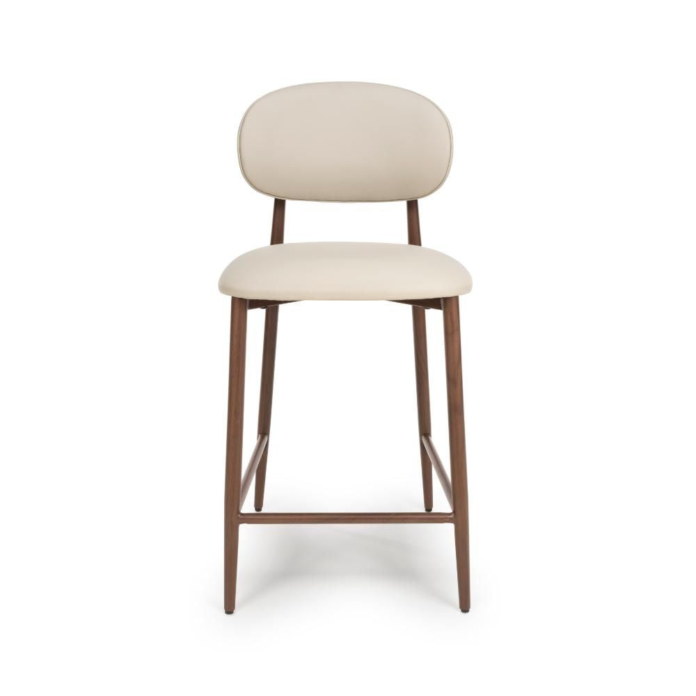 Etta Counter Chair - Set of 2 - Taupe - Image 1