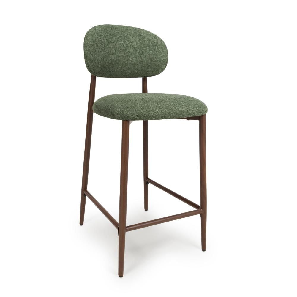 Etta Bar Chair - Set of 2 - Green - Image 1