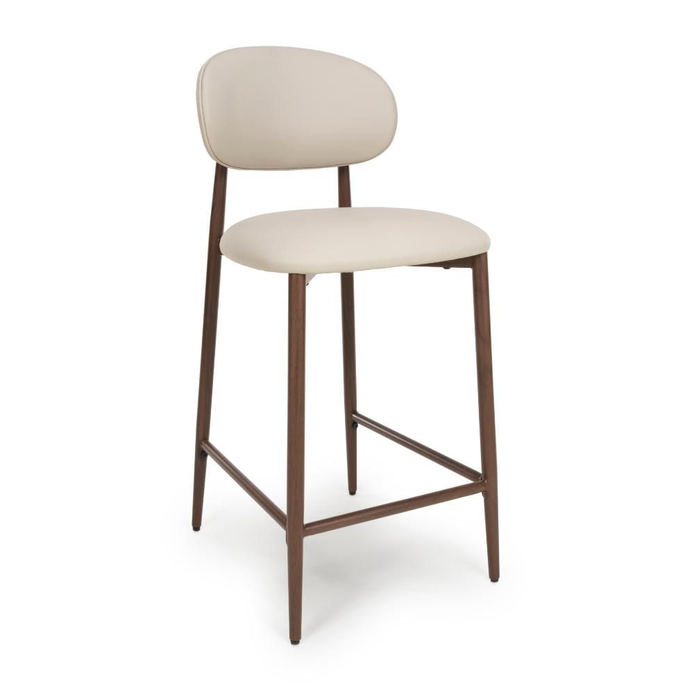 Etta Bar Chair - Set of 2 - Taupe - Image 1